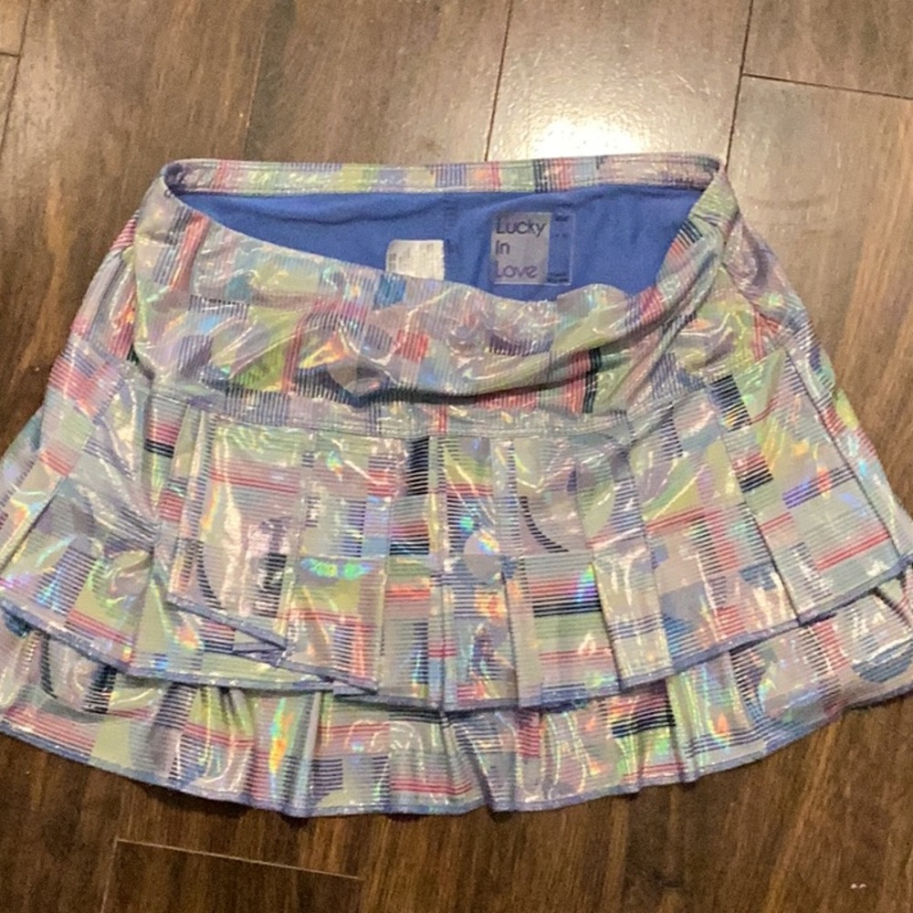 Lucky in Love Tennis Skirt-small